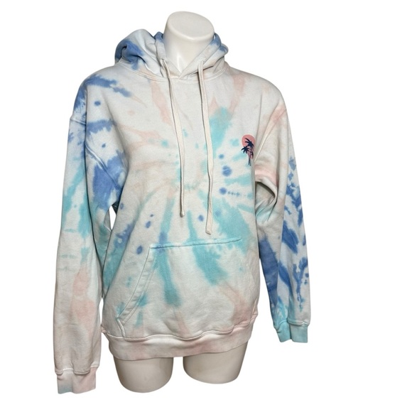 PURA VIDA Surf Tour Classic Hoodie in Candy Tie Dye size medium - Picture 2 of 4
